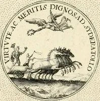 Picture 463 of 742 from Symbola diuina & humana pontificvm, imperatorvm, regvm : accessit breuis & facilis isagoge Iac. Typotii : ex mvsaeo Octavii de Strada civis Romani : tomus primus[-tertius] (1601), leaf 391