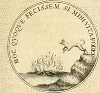 An illustration from Symbola diuina & humana pontificvm, imperatorvm, regvm : accessit breuis & facilis isagoge Iac. Typotii : ex mvsaeo Octavii de Strada civis Romani : tomus primus[-tertius] (1601)