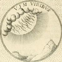 An illustration from Symbola diuina & humana pontificvm, imperatorvm, regvm : accessit breuis & facilis isagoge Iac. Typotii : ex mvsaeo Octavii de Strada civis Romani : tomus primus[-tertius] (1601)