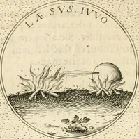 An illustration from Symbola diuina & humana pontificvm, imperatorvm, regvm : accessit breuis & facilis isagoge Iac. Typotii : ex mvsaeo Octavii de Strada civis Romani : tomus primus[-tertius] (1601)