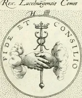 An illustration from Symbola diuina & humana pontificvm, imperatorvm, regvm : accessit breuis & facilis isagoge Iac. Typotii : ex mvsaeo Octavii de Strada civis Romani : tomus primus[-tertius] (1601)