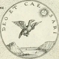 An illustration from Symbola diuina & humana pontificvm, imperatorvm, regvm : accessit breuis & facilis isagoge Iac. Typotii : ex mvsaeo Octavii de Strada civis Romani : tomus primus[-tertius] (1601)