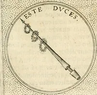 An illustration from Symbola diuina & humana pontificvm, imperatorvm, regvm : accessit breuis & facilis isagoge Iac. Typotii : ex mvsaeo Octavii de Strada civis Romani : tomus primus[-tertius] (1601)