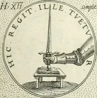 An illustration from Symbola diuina & humana pontificvm, imperatorvm, regvm : accessit breuis & facilis isagoge Iac. Typotii : ex mvsaeo Octavii de Strada civis Romani : tomus primus[-tertius] (1601)