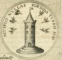 Picture 537 of 742 from Symbola diuina & humana pontificvm, imperatorvm, regvm : accessit breuis & facilis isagoge Iac. Typotii : ex mvsaeo Octavii de Strada civis Romani : tomus primus[-tertius] (1601), leaf 462