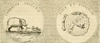 Picture 543 of 742 from Symbola diuina & humana pontificvm, imperatorvm, regvm : accessit breuis & facilis isagoge Iac. Typotii : ex mvsaeo Octavii de Strada civis Romani : tomus primus[-tertius] (1601), leaf 470