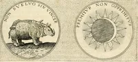 Picture 551 of 742 from Symbola diuina & humana pontificvm, imperatorvm, regvm : accessit breuis & facilis isagoge Iac. Typotii : ex mvsaeo Octavii de Strada civis Romani : tomus primus[-tertius] (1601), leaf 474