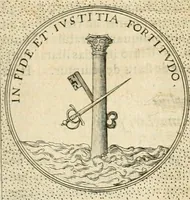 Picture 570 of 742 from Symbola diuina & humana pontificvm, imperatorvm, regvm : accessit breuis & facilis isagoge Iac. Typotii : ex mvsaeo Octavii de Strada civis Romani : tomus primus[-tertius] (1601), leaf 490