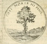 An illustration from Symbola diuina & humana pontificvm, imperatorvm, regvm : accessit breuis & facilis isagoge Iac. Typotii : ex mvsaeo Octavii de Strada civis Romani : tomus primus[-tertius] (1601)