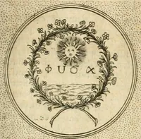 An illustration from Symbola diuina & humana pontificvm, imperatorvm, regvm : accessit breuis & facilis isagoge Iac. Typotii : ex mvsaeo Octavii de Strada civis Romani : tomus primus[-tertius] (1601)