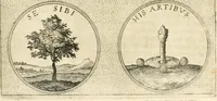 An illustration from Symbola diuina & humana pontificvm, imperatorvm, regvm : accessit breuis & facilis isagoge Iac. Typotii : ex mvsaeo Octavii de Strada civis Romani : tomus primus[-tertius] (1601)
