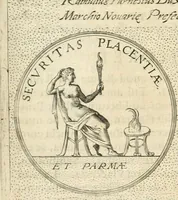 An illustration from Symbola diuina & humana pontificvm, imperatorvm, regvm : accessit breuis & facilis isagoge Iac. Typotii : ex mvsaeo Octavii de Strada civis Romani : tomus primus[-tertius] (1601)