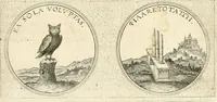 An illustration from Symbola diuina & humana pontificvm, imperatorvm, regvm : accessit breuis & facilis isagoge Iac. Typotii : ex mvsaeo Octavii de Strada civis Romani : tomus primus[-tertius] (1601)