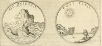 An illustration from Symbola diuina & humana pontificvm, imperatorvm, regvm : accessit breuis & facilis isagoge Iac. Typotii : ex mvsaeo Octavii de Strada civis Romani : tomus primus[-tertius] (1601)