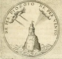 An illustration from Symbola diuina & humana pontificvm, imperatorvm, regvm : accessit breuis & facilis isagoge Iac. Typotii : ex mvsaeo Octavii de Strada civis Romani : tomus primus[-tertius] (1601)