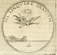 An illustration from Symbola diuina & humana pontificvm, imperatorvm, regvm : accessit breuis & facilis isagoge Iac. Typotii : ex mvsaeo Octavii de Strada civis Romani : tomus primus[-tertius] (1601)