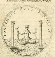An illustration from Symbola diuina & humana pontificvm, imperatorvm, regvm : accessit breuis & facilis isagoge Iac. Typotii : ex mvsaeo Octavii de Strada civis Romani : tomus primus[-tertius] (1601)
