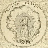An illustration from Symbola diuina & humana pontificvm, imperatorvm, regvm : accessit breuis & facilis isagoge Iac. Typotii : ex mvsaeo Octavii de Strada civis Romani : tomus primus[-tertius] (1601)