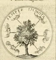 An illustration from Symbola diuina & humana pontificvm, imperatorvm, regvm : accessit breuis & facilis isagoge Iac. Typotii : ex mvsaeo Octavii de Strada civis Romani : tomus primus[-tertius] (1601)