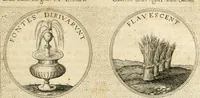 An illustration from Symbola diuina & humana pontificvm, imperatorvm, regvm : accessit breuis & facilis isagoge Iac. Typotii : ex mvsaeo Octavii de Strada civis Romani : tomus primus[-tertius] (1601)