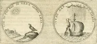 An illustration from Symbola diuina & humana pontificvm, imperatorvm, regvm : accessit breuis & facilis isagoge Iac. Typotii : ex mvsaeo Octavii de Strada civis Romani : tomus primus[-tertius] (1601)