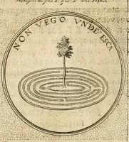 An illustration from Symbola diuina & humana pontificvm, imperatorvm, regvm : accessit breuis & facilis isagoge Iac. Typotii : ex mvsaeo Octavii de Strada civis Romani : tomus primus[-tertius] (1601)