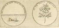 An illustration from Symbola diuina & humana pontificvm, imperatorvm, regvm : accessit breuis & facilis isagoge Iac. Typotii : ex mvsaeo Octavii de Strada civis Romani : tomus primus[-tertius] (1601)