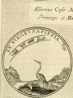 An illustration from Symbola diuina & humana pontificvm, imperatorvm, regvm : accessit breuis & facilis isagoge Iac. Typotii : ex mvsaeo Octavii de Strada civis Romani : tomus primus[-tertius] (1601)
