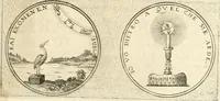 An illustration from Symbola diuina & humana pontificvm, imperatorvm, regvm : accessit breuis & facilis isagoge Iac. Typotii : ex mvsaeo Octavii de Strada civis Romani : tomus primus[-tertius] (1601)