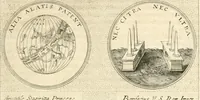 An illustration from Symbola diuina & humana pontificvm, imperatorvm, regvm : accessit breuis & facilis isagoge Iac. Typotii : ex mvsaeo Octavii de Strada civis Romani : tomus primus[-tertius] (1601)