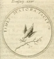An illustration from Symbola diuina & humana pontificvm, imperatorvm, regvm : accessit breuis & facilis isagoge Iac. Typotii : ex mvsaeo Octavii de Strada civis Romani : tomus primus[-tertius] (1601)