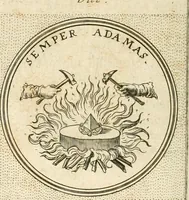 An illustration from Symbola diuina & humana pontificvm, imperatorvm, regvm : accessit breuis & facilis isagoge Iac. Typotii : ex mvsaeo Octavii de Strada civis Romani : tomus primus[-tertius] (1601)