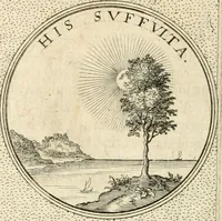 An illustration from Symbola diuina & humana pontificvm, imperatorvm, regvm : accessit breuis & facilis isagoge Iac. Typotii : ex mvsaeo Octavii de Strada civis Romani : tomus primus[-tertius] (1601)