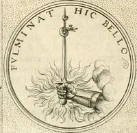 An illustration from Symbola diuina & humana pontificvm, imperatorvm, regvm : accessit breuis & facilis isagoge Iac. Typotii : ex mvsaeo Octavii de Strada civis Romani : tomus primus[-tertius] (1601)