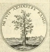 An illustration from Symbola diuina & humana pontificvm, imperatorvm, regvm : accessit breuis & facilis isagoge Iac. Typotii : ex mvsaeo Octavii de Strada civis Romani : tomus primus[-tertius] (1601)