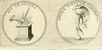 An illustration from Symbola diuina & humana pontificvm, imperatorvm, regvm : accessit breuis & facilis isagoge Iac. Typotii : ex mvsaeo Octavii de Strada civis Romani : tomus primus[-tertius] (1601)