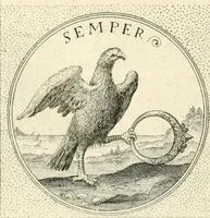 An illustration from Symbola diuina & humana pontificvm, imperatorvm, regvm : accessit breuis & facilis isagoge Iac. Typotii : ex mvsaeo Octavii de Strada civis Romani : tomus primus[-tertius] (1601)