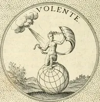An illustration from Symbola diuina & humana pontificvm, imperatorvm, regvm : accessit breuis & facilis isagoge Iac. Typotii : ex mvsaeo Octavii de Strada civis Romani : tomus primus[-tertius] (1601)
