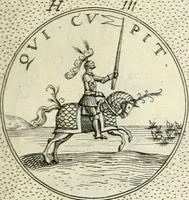 An illustration from Symbola diuina & humana pontificvm, imperatorvm, regvm : accessit breuis & facilis isagoge Iac. Typotii : ex mvsaeo Octavii de Strada civis Romani : tomus primus[-tertius] (1601)
