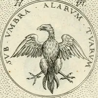 An illustration from Symbola diuina & humana pontificvm, imperatorvm, regvm : accessit breuis & facilis isagoge Iac. Typotii : ex mvsaeo Octavii de Strada civis Romani : tomus primus[-tertius] (1601)