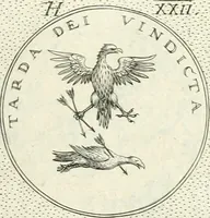 An illustration from Symbola diuina & humana pontificvm, imperatorvm, regvm : accessit breuis & facilis isagoge Iac. Typotii : ex mvsaeo Octavii de Strada civis Romani : tomus primus[-tertius] (1601)