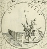 An illustration from Symbola diuina & humana pontificvm, imperatorvm, regvm : accessit breuis & facilis isagoge Iac. Typotii : ex mvsaeo Octavii de Strada civis Romani : tomus primus[-tertius] (1601)