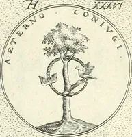 An illustration from Symbola diuina & humana pontificvm, imperatorvm, regvm : accessit breuis & facilis isagoge Iac. Typotii : ex mvsaeo Octavii de Strada civis Romani : tomus primus[-tertius] (1601)