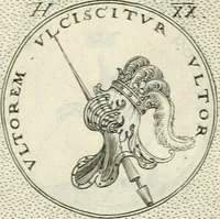An illustration from Symbola diuina & humana pontificvm, imperatorvm, regvm : accessit breuis & facilis isagoge Iac. Typotii : ex mvsaeo Octavii de Strada civis Romani : tomus primus[-tertius] (1601)