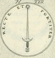 An illustration from Symbola diuina & humana pontificvm, imperatorvm, regvm : accessit breuis & facilis isagoge Iac. Typotii : ex mvsaeo Octavii de Strada civis Romani : tomus primus[-tertius] (1601)
