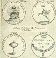 Picture 162 of 742 from Symbola diuina & humana pontificvm, imperatorvm, regvm : accessit breuis & facilis isagoge Iac. Typotii : ex mvsaeo Octavii de Strada civis Romani : tomus primus[-tertius] (1601), leaf 86