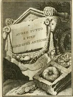 Picture 5 of 57 from Manuale di varj ornamenti tratti dalle fabbriche, e frammenti antichi : per uso, e commodo de' pittori, scultori, architetti, scarpellini, stuccatori, intagliatori di pietre, e legni, argentieri, giojellieri, ricamatori, ebanisti & c. (1781), leaf 10