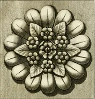 An illustration from Manuale di varj ornamenti tratti dalle fabbriche, e frammenti antichi : per uso, e commodo de' pittori, scultori, architetti, scarpellini, stuccatori, intagliatori di pietre, e legni, argentieri, giojellieri, ricamatori, ebanisti & c. (1781)