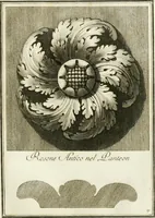 Picture 14 of 57 from Manuale di varj ornamenti tratti dalle fabbriche, e frammenti antichi : per uso, e commodo de' pittori, scultori, architetti, scarpellini, stuccatori, intagliatori di pietre, e legni, argentieri, giojellieri, ricamatori, ebanisti & c. (1781), leaf 24