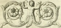 Picture 4 of 57 from Manuale di varj ornamenti tratti dalle fabbriche, e frammenti antichi : per uso, e commodo de' pittori, scultori, architetti, scarpellini, stuccatori, intagliatori di pietre, e legni, argentieri, giojellieri, ricamatori, ebanisti & c. (1781), leaf 6